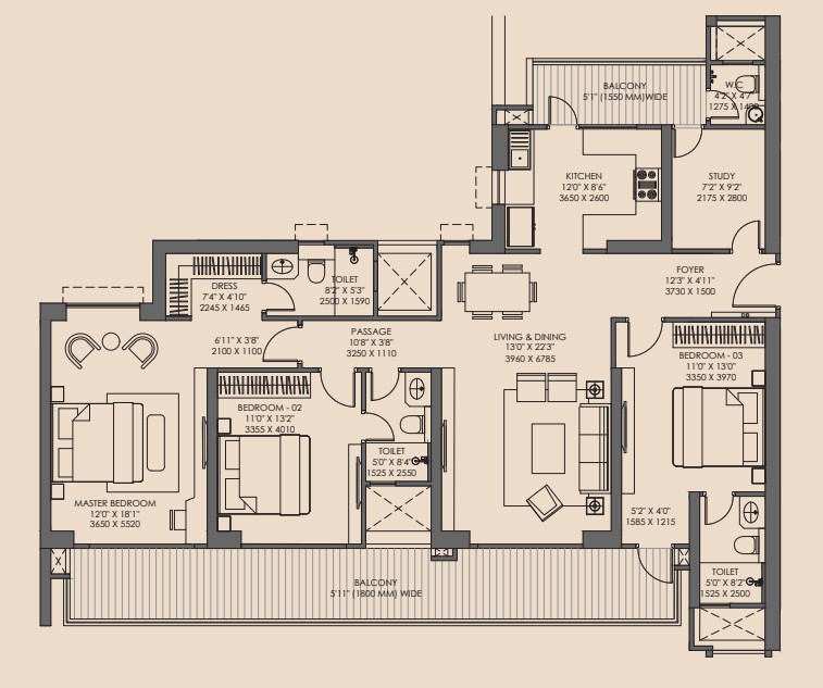 2267sqft